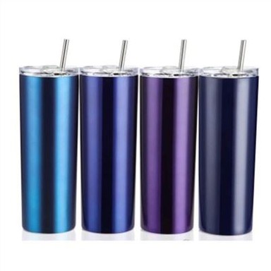 Rustfritt stål krus med lokk